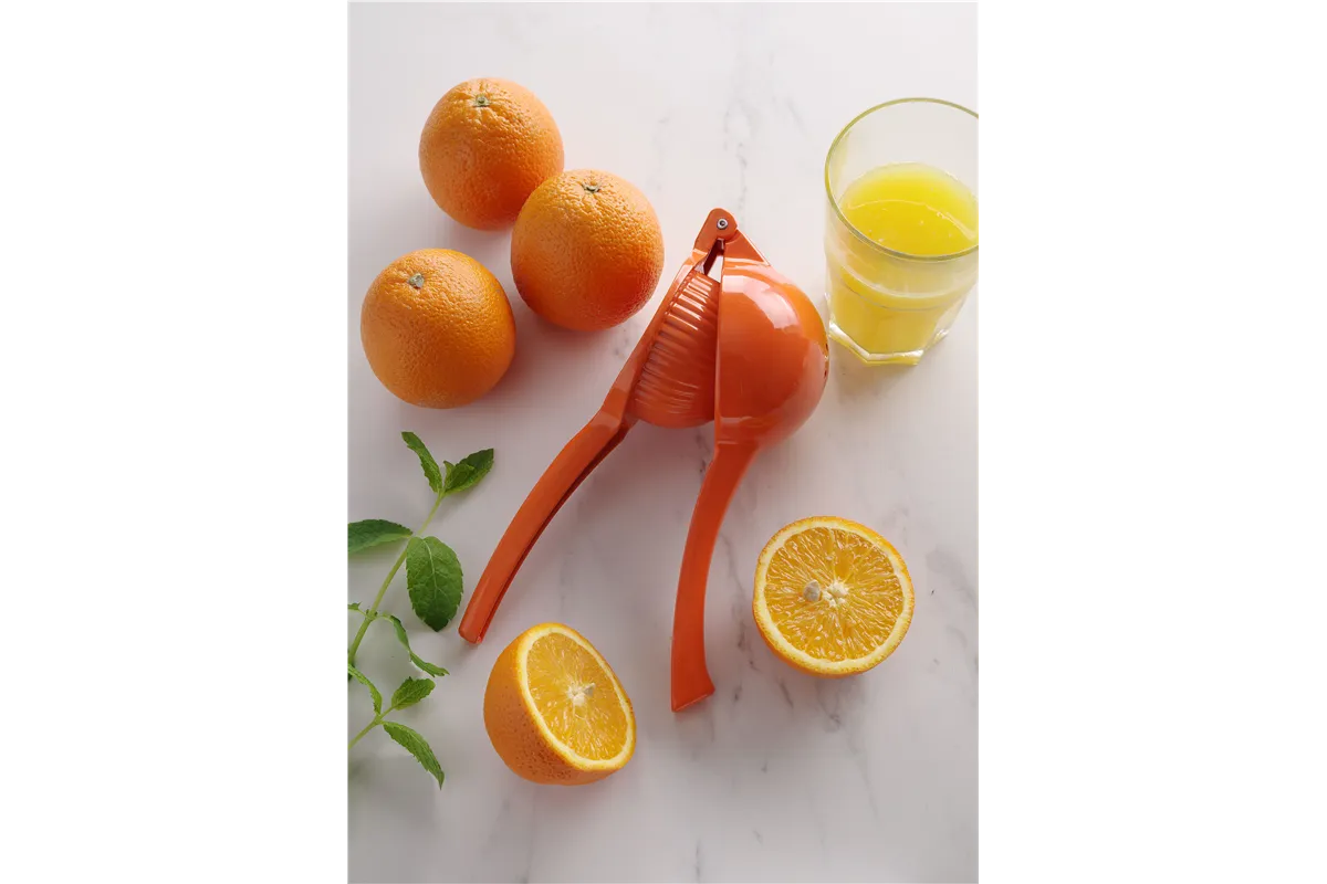 Wyciskacz do cytrusów, pomarańczowy (do pomarańczy), 232x91x60mm BarUp 592069