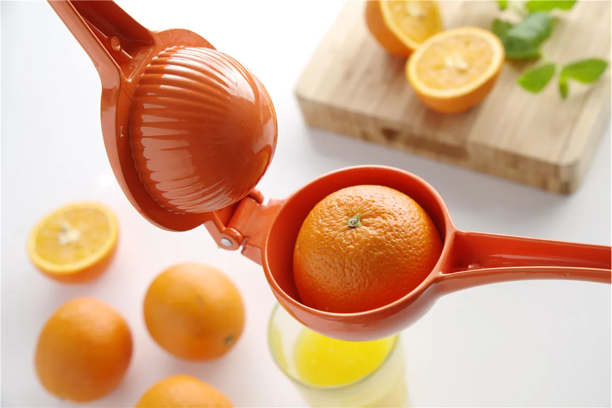 Wyciskacz do cytrusów, pomarańczowy (do pomarańczy), 232x91x60mm BarUp 592069