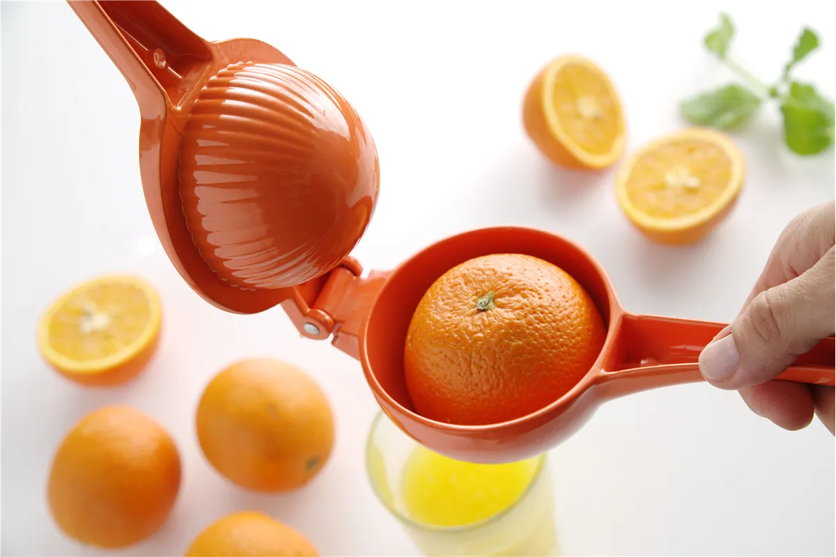 Wyciskacz do cytrusów, pomarańczowy (do pomarańczy), 232x91x60mm BarUp 592069