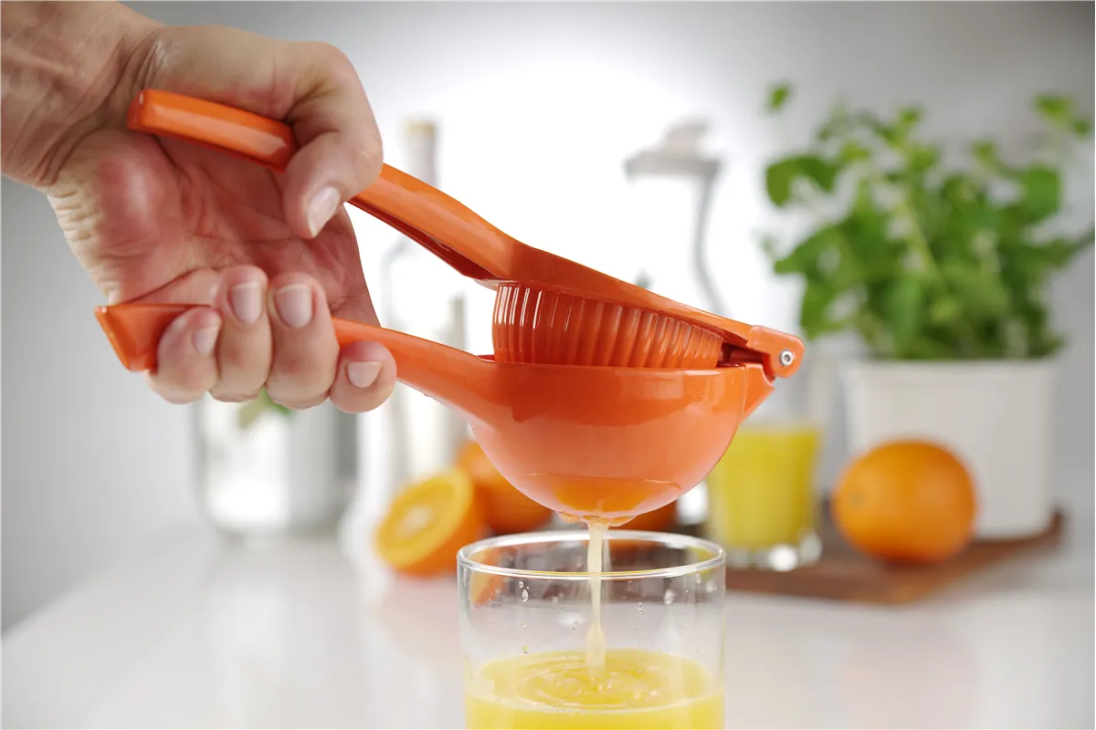 Wyciskacz do cytrusów, pomarańczowy (do pomarańczy), 232x91x60mm BarUp 592069