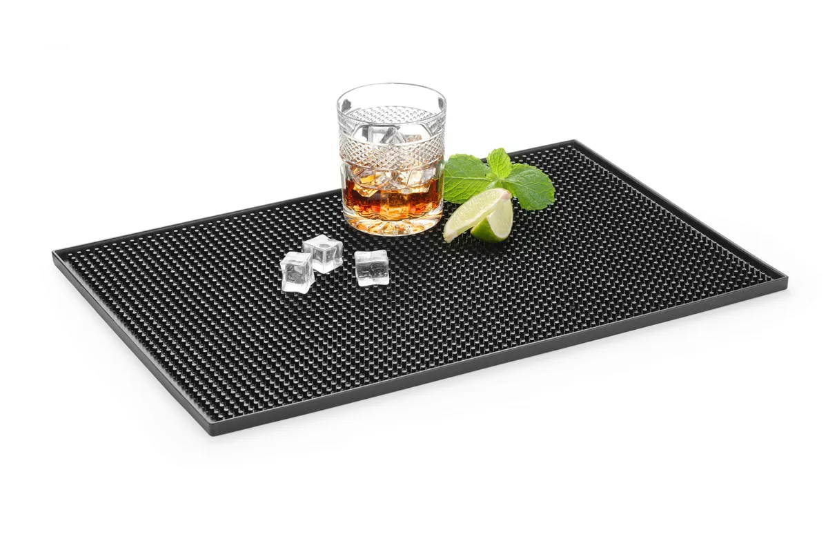 Mata barmańska, czarny, 453x305x15mm BarUp 597972