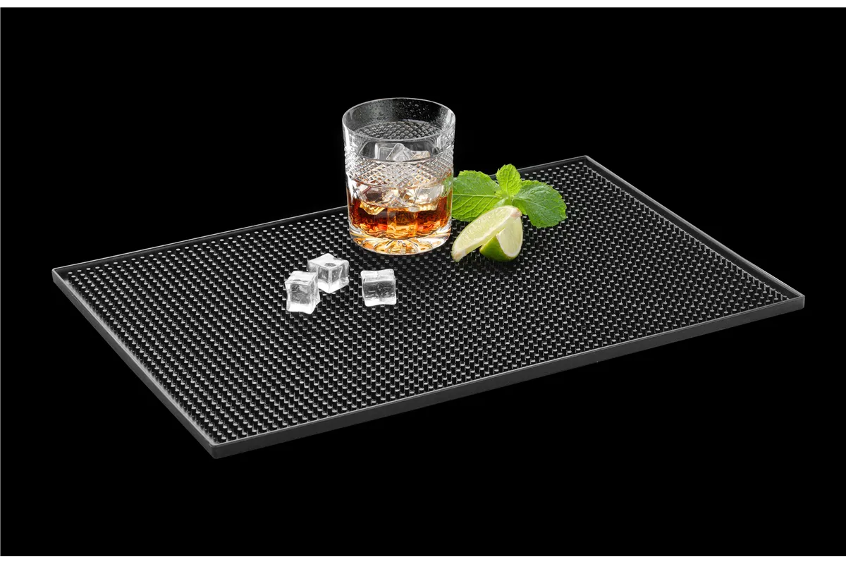 Mata barmańska, czarny, 453x305x15mm BarUp 597972