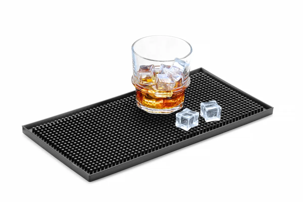 Mata barmańska, czarny, 300x150x9mm BarUp 597989