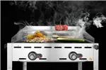 Grill Green Fire 2-palnikowy, Profi Line, 2 ruszty ze stali nierdzewnej GN 1/1, 11,6kW, 740x612x825mm Hendi 149621
