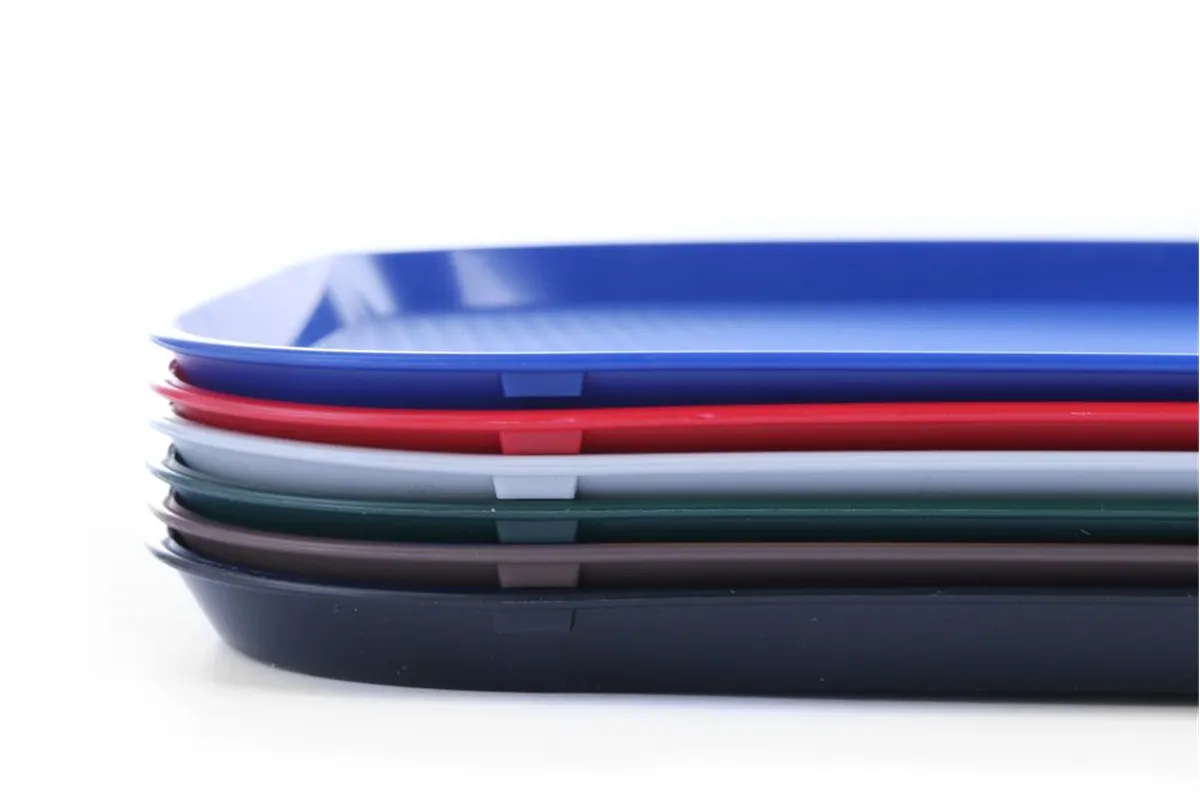 Taca z polipropylenu Fast Food duża, brązowy, 350x450x20mm Hendi 878842