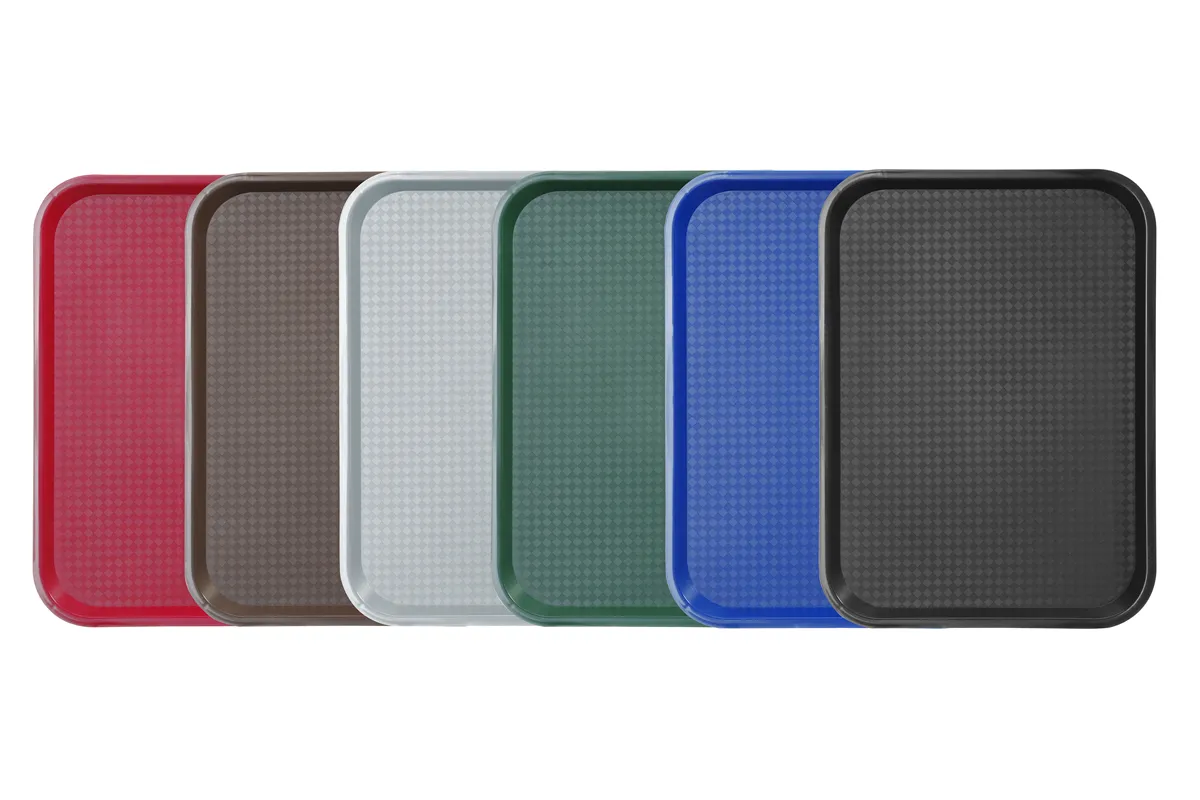 Taca z polipropylenu Fast Food średnia, jasnoszary, 305x415x20mm Hendi 878903