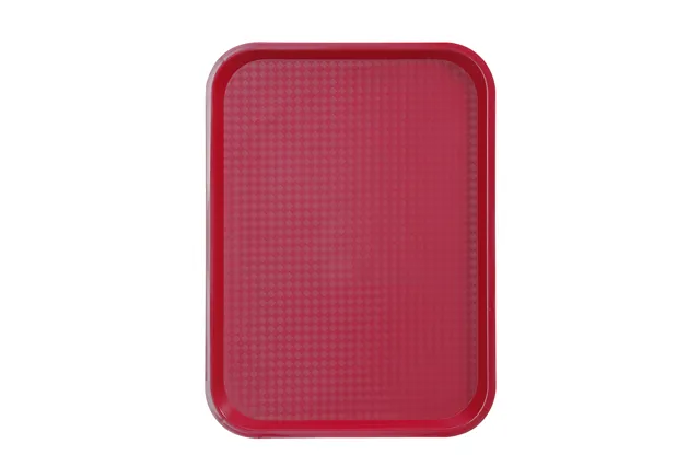 Taca z polipropylenu Fast Food średnia, czerwony, 305x415x20mm Hendi 878910