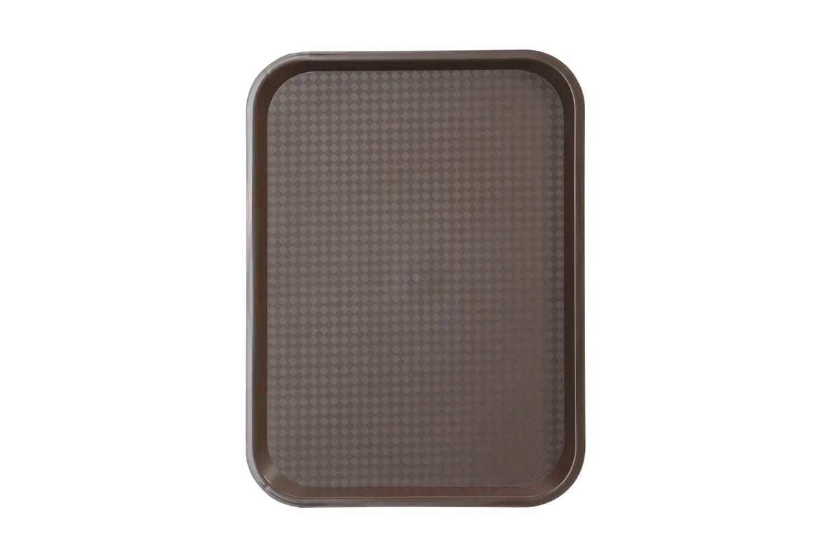 Taca z polipropylenu Fast Food średnia, brązowy, 305x415x20mm Hendi 878941