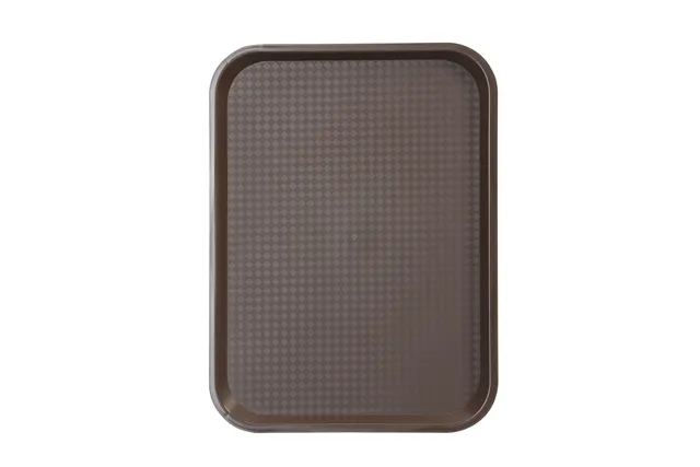 Taca z polipropylenu Fast Food średnia, brązowy, 305x415x20mm Hendi 878941