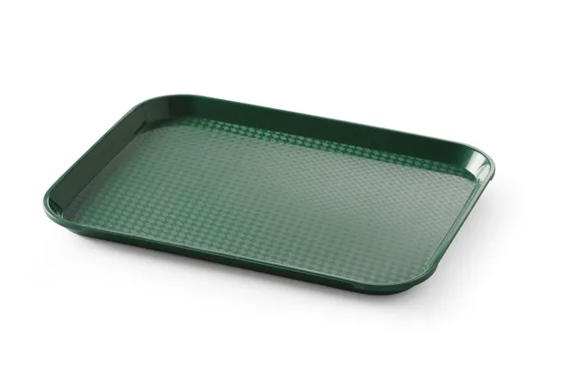 Taca z polipropylenu Fast Food mała, zielony, 265x345x20mm Hendi 878736