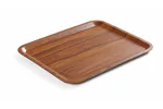 Taca do serwowania, prostokątna, antypoślizgowa, laminowana, mahoniowy, 460x360mm AmerBox 507025
