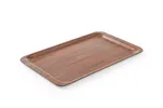 Taca do serwowania, prostokątna, antypoślizgowa, laminowana, GN 1/1, mahoniowy, 325x530mm AmerBox 507216