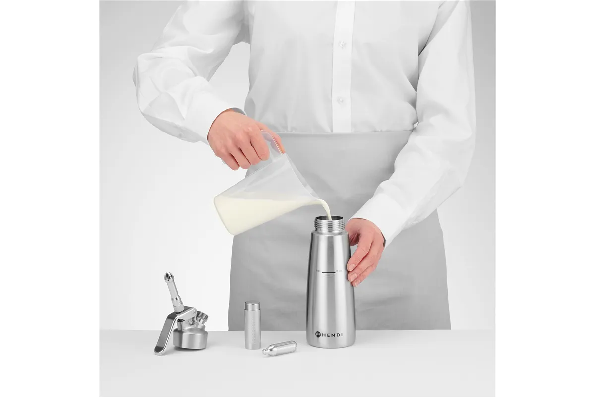 Syfon do bitej śmietany, Profi Line, 0,5L, ⌀85x235mm Hendi 588017