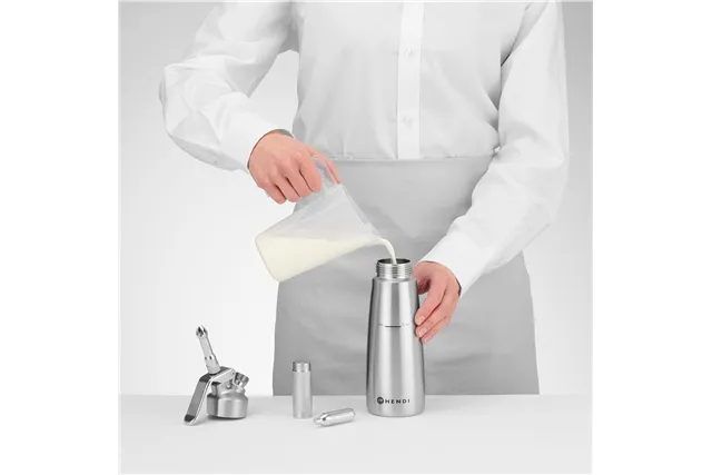 Syfon do bitej śmietany, Profi Line, 0,5L, ⌀85x235mm Hendi 588017