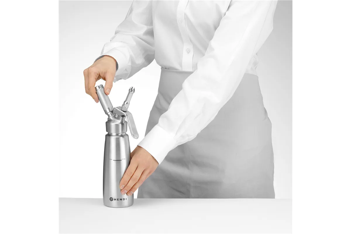 Syfon do bitej śmietany, Profi Line, 0,5L, ⌀85x235mm Hendi 588017