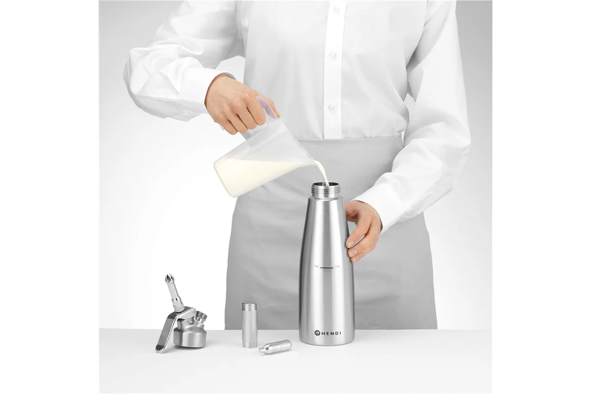 Syfon do bitej śmietany, Profi Line, 1L, ⌀98x330mm Hendi 588024