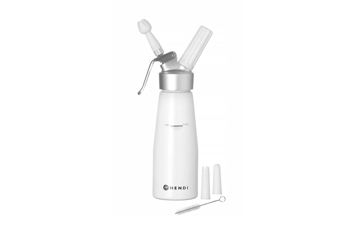 Syfon do bitej śmietany, Kitchen Line, 0,5L, ⌀80x260mm Hendi 588369