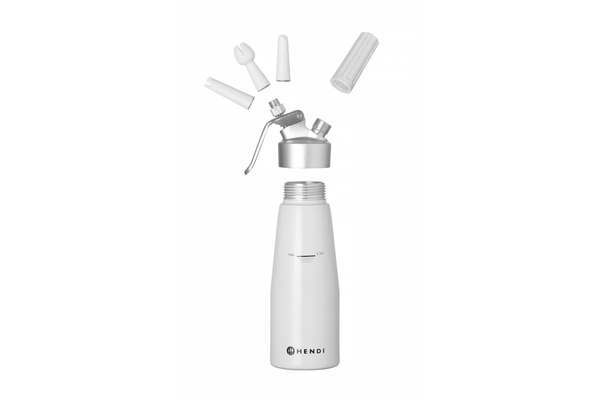 Syfon do bitej śmietany, Kitchen Line, 0,5L, ⌀80x260mm Hendi 588369