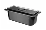 Kuweta do lodów z poliwęglanu, 5L, czarny, 360x165x120mm Hendi 807033