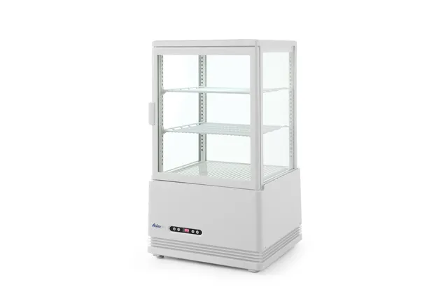 Witryna chłodnicza nastawna, 58l, biały, 230V/170W, 452x406x830mm Arktic 233610