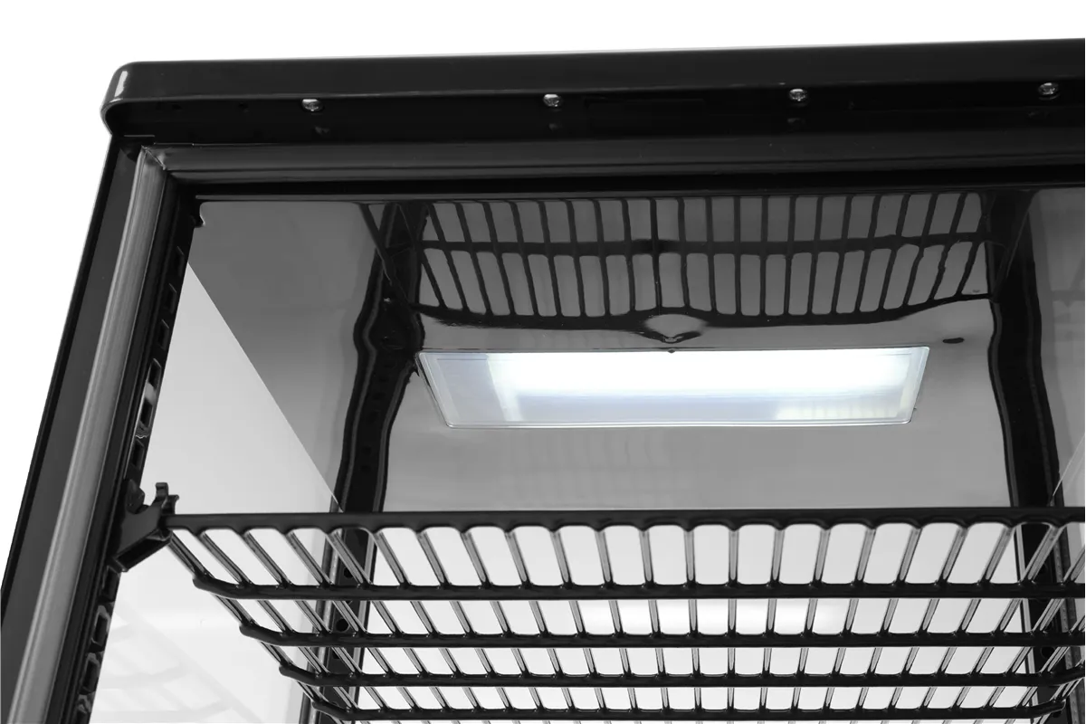 Witryna chłodnicza nastawna, 68l, czarny, 230V/170W, 444x397x875mm Arktic 233238