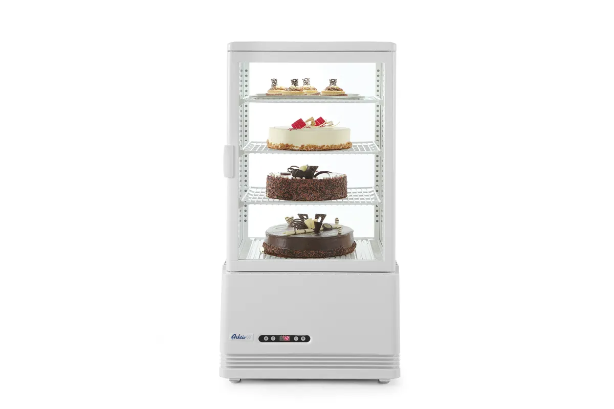 Witryna chłodnicza nastawna, 68l, biały, 230V/170W, 444x397x875mm Arktic 233634