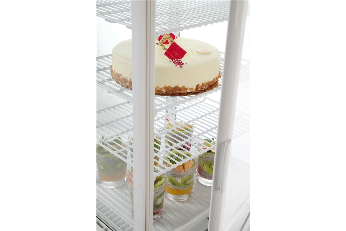 Witryna chłodnicza nastawna, 68l, biały, 230V/170W, 444x397x875mm Arktic 233634