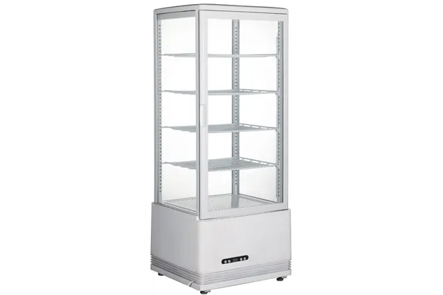 Witryna chłodnicza nastawna, 98l, biały, 230V/210W, 444x397x1100mm Arktic 233665