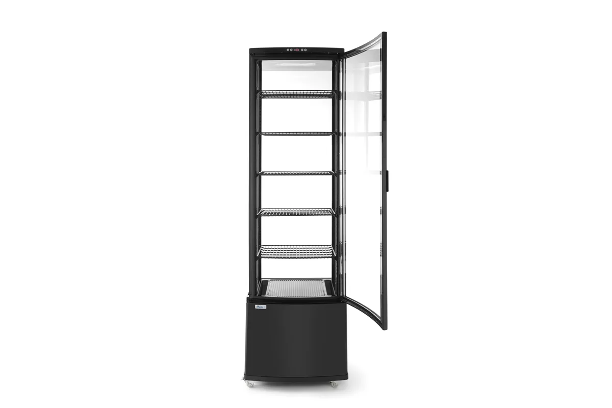 Witryna chłodnicza, 270l, czarny, czarny, 230V/290W, 556x526x1913mm Arktic 233290