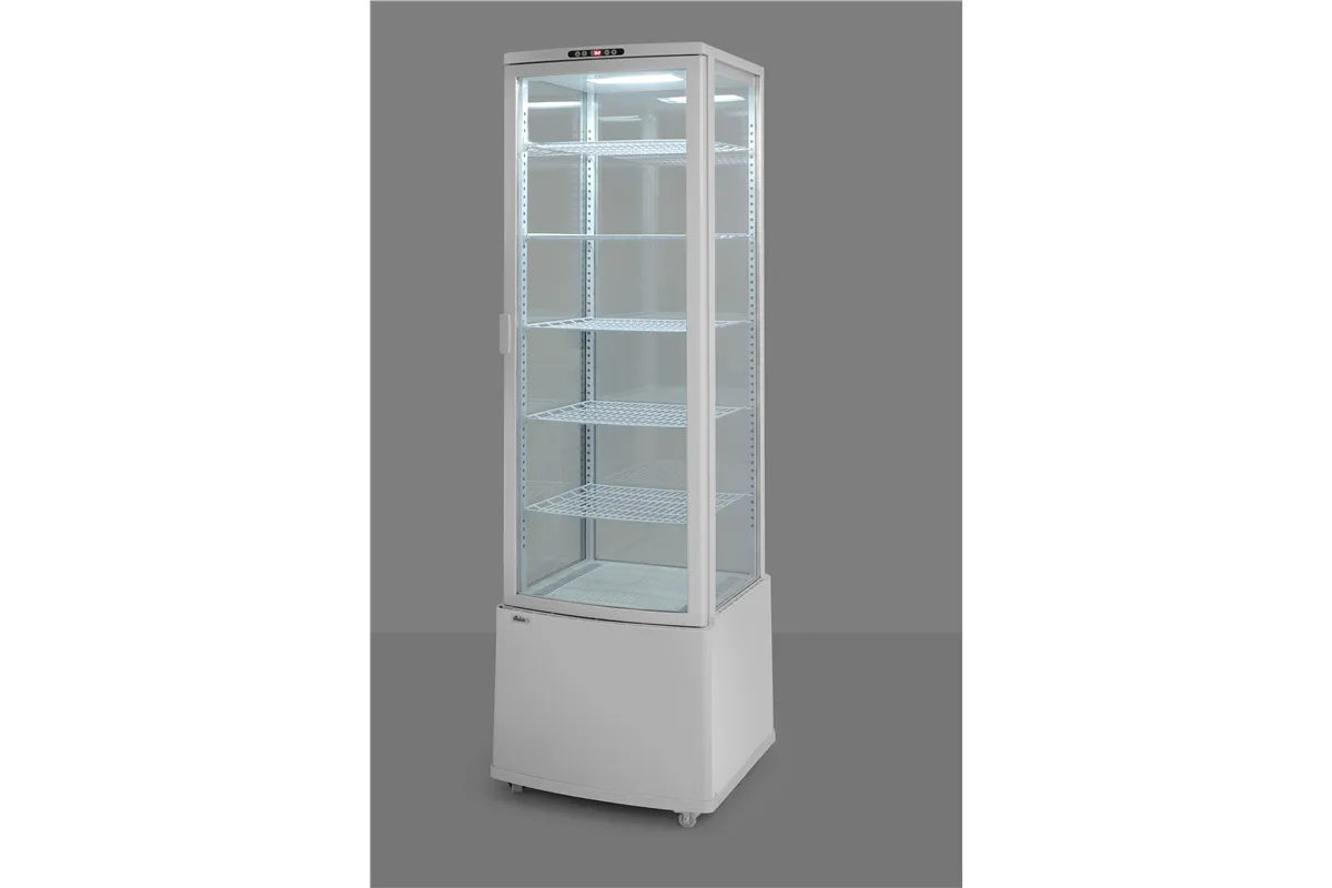 Witryna chłodnicza, 270l, biały, biały, 230V/290W, 550x520x1870mm Arktic 233696