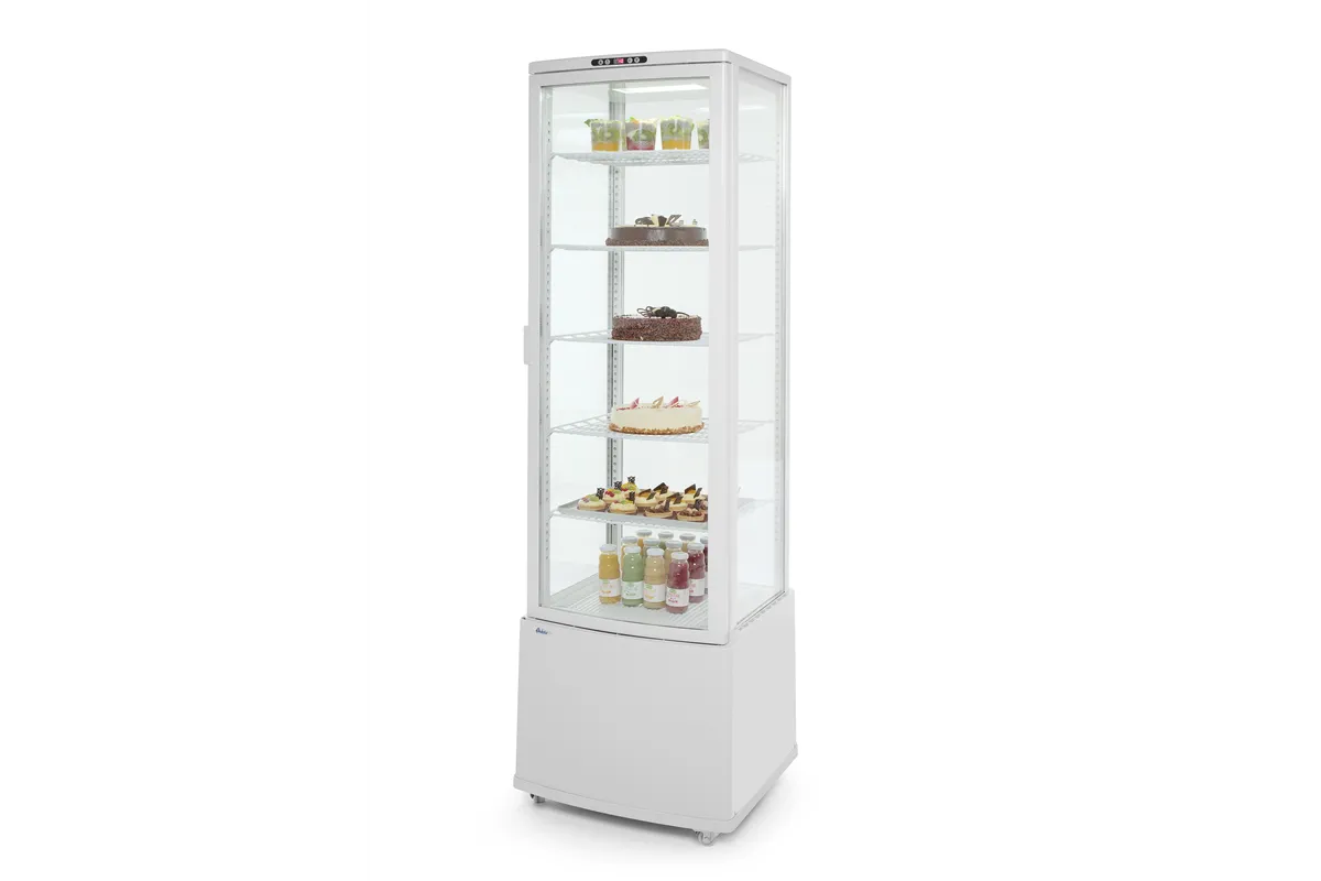 Witryna chłodnicza, 270l, biały, biały, 230V/290W, 550x520x1870mm Arktic 233696