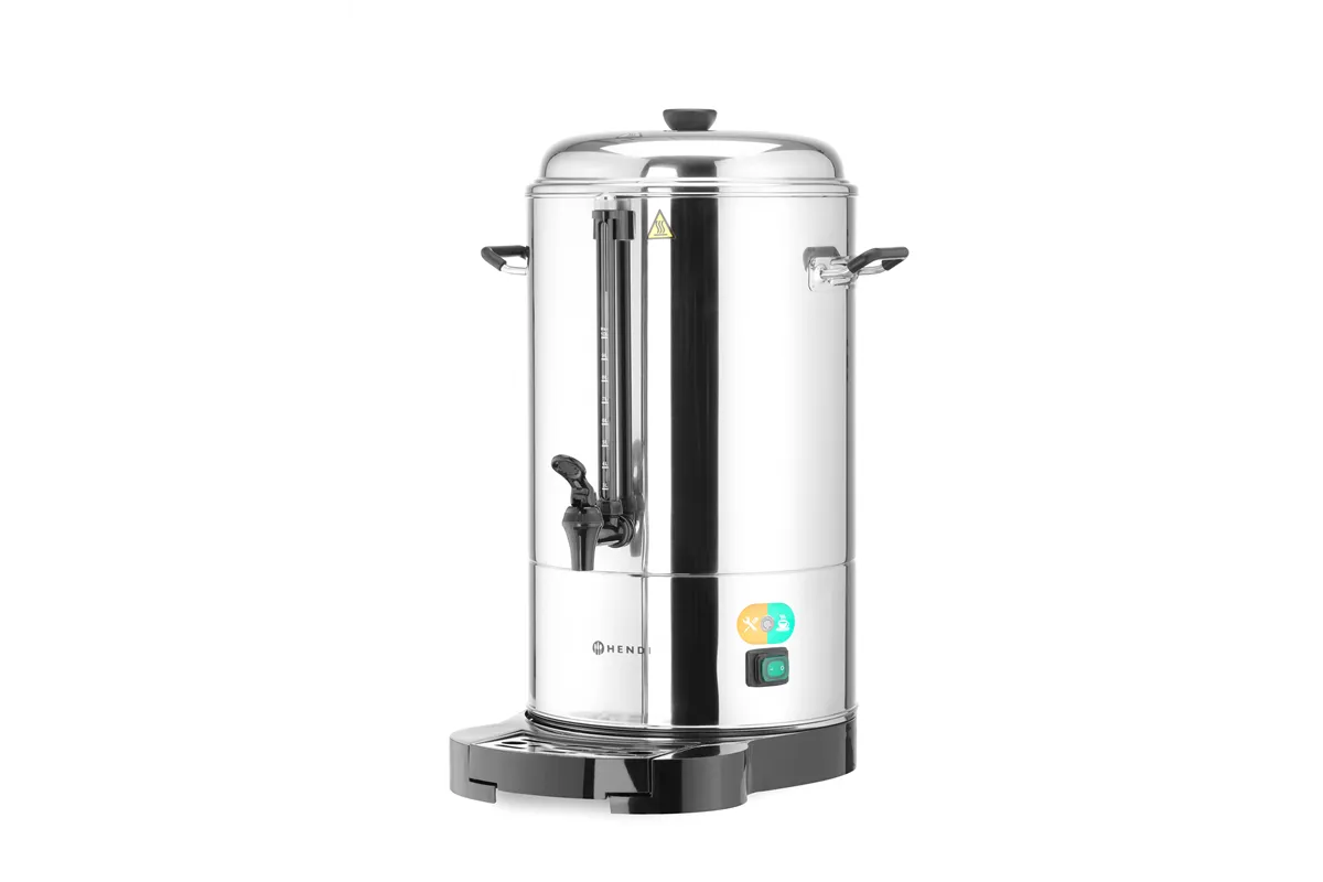 Zaparzacz do kawy o podwójnych ściankach, 10L, 230V/1500W, 370x390x525mm Hendi 211205