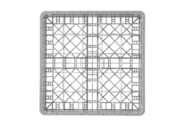 Kosz do szkła 500×500 mm, 25 przegródek – 90x90 mm, 500x500x104mm Hendi 877036