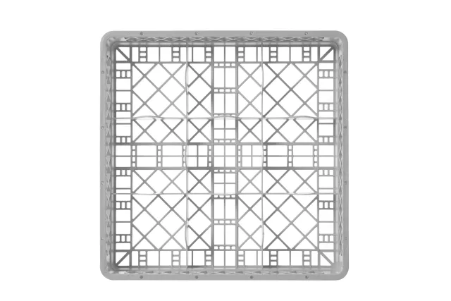 Kosz do szkła 500×500 mm, 9 przegródek – 150x150 mm, 500x500x104mm Hendi 877050