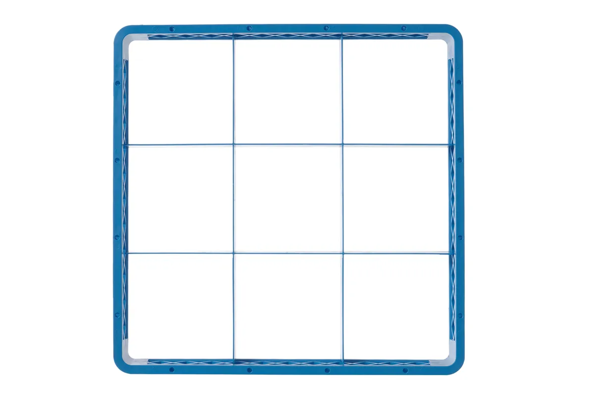 Nadstawka do kosza 500×500 mm, 9 przegródek – 150x150 mm, 500x500x45mm Hendi 877548