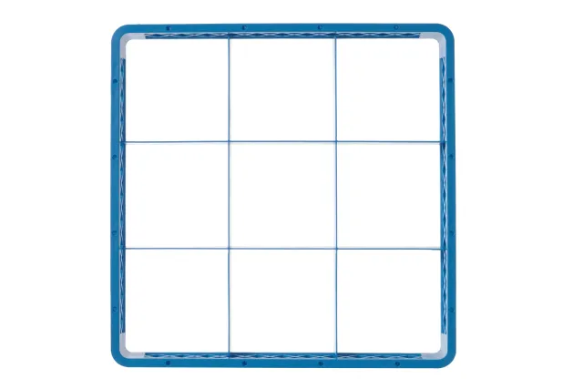 Nadstawka do kosza 500×500 mm, 9 przegródek – 150x150 mm, 500x500x45mm Hendi 877548