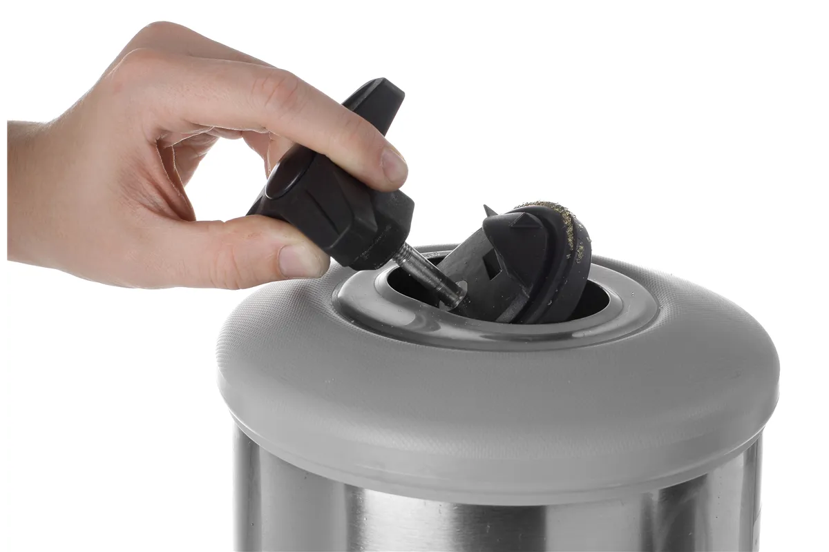 Uzdatniacz do wody z tradycyjnymi zaworami, Wydajność filtra (20°dH/30°dH/40°dH) 1200/1000/900, 8L, ⌀185x400mm Hendi 231210