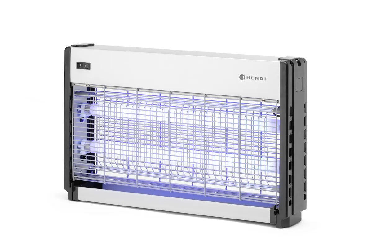 Lampa owadobójcza, Zasięg działania: 100 m², 230V/40W, 515x104x315mm Hendi 270165