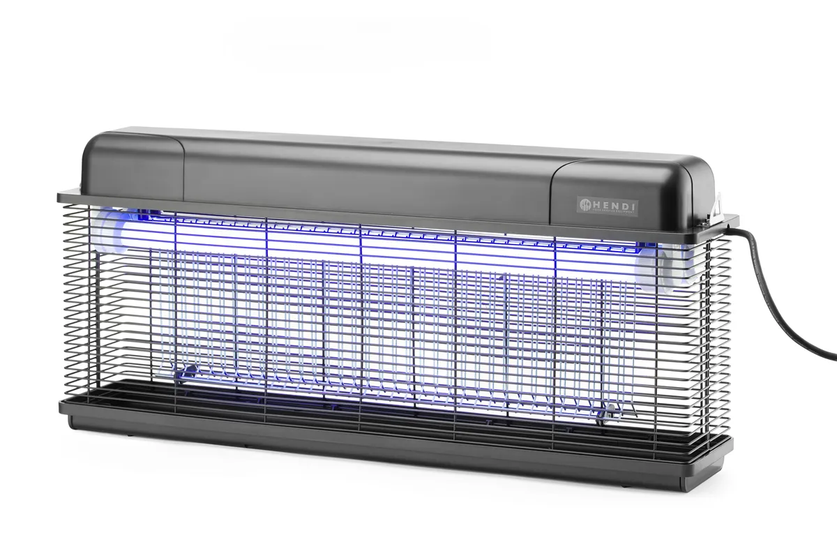 Lampa owadobójcza wodoodporna, 150 m², 230V/45W, 680x140x305mm Hendi 270141