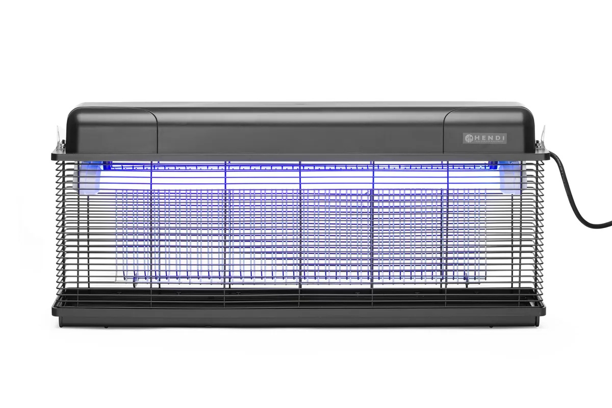 Lampa owadobójcza wodoodporna, 150 m², 230V/45W, 680x140x305mm Hendi 270141