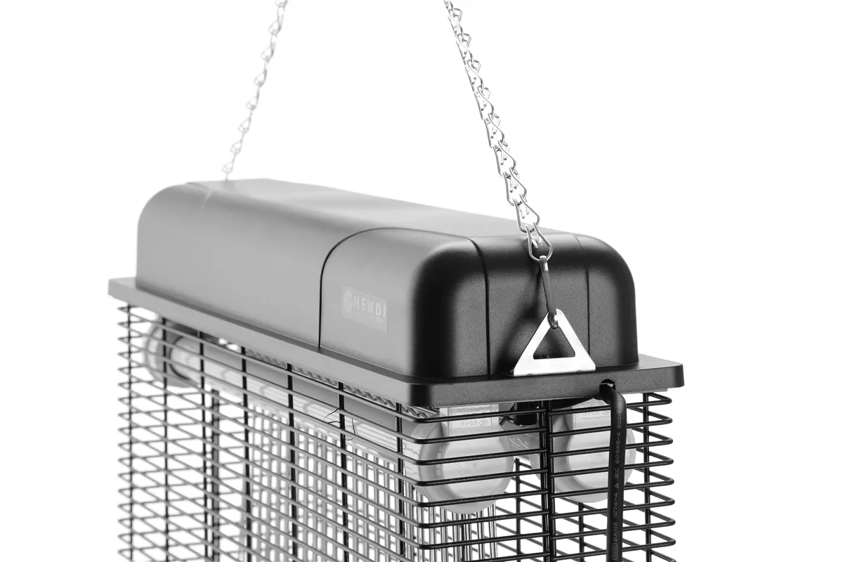 Lampa owadobójcza wodoodporna, 150 m², 230V/45W, 680x140x305mm Hendi 270141