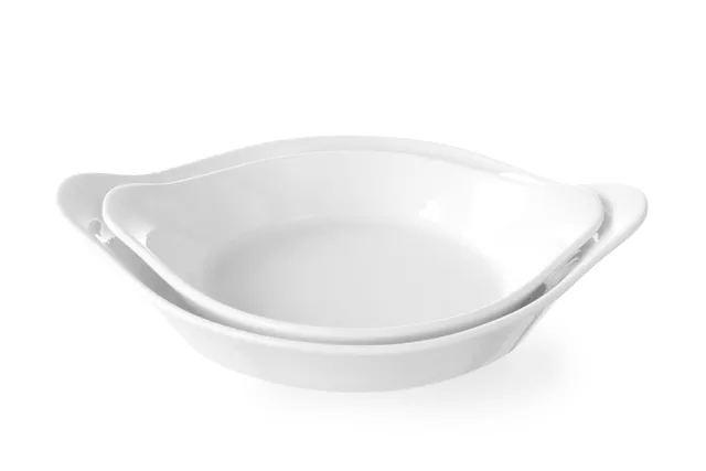 Półmisek do zapiekania okrągły z uchwytami, 0,15L, 185x152x40mm Hendi 785904