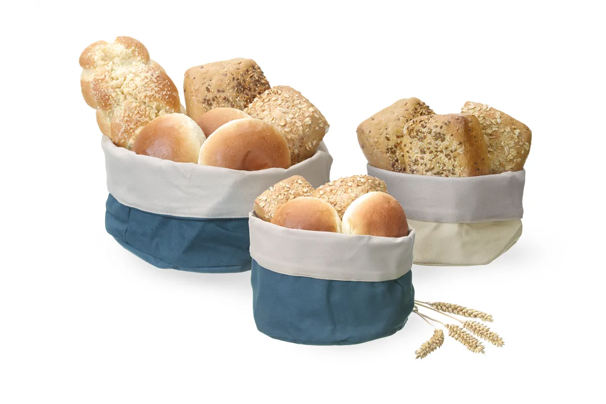 Worek do pieczywa okrągły, ciemno szary, ⌀200x200mm Hendi 429037