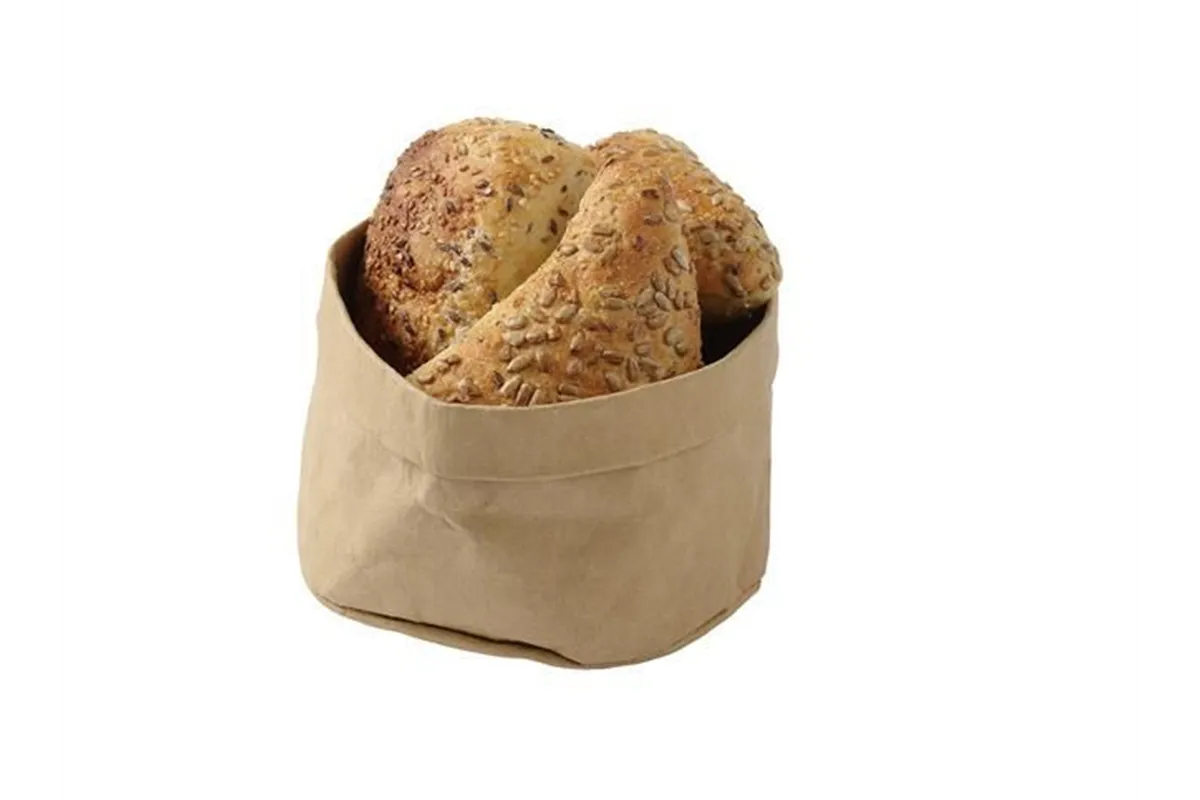 Torba papierowa na pieczywo, beżowy, 170x170x150mm Hendi 429228