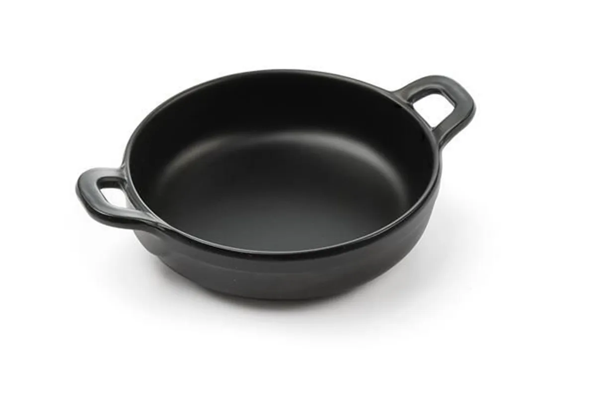 Rondelek czarny Little Chef mini okrągły, czarny, 189x147x37mm Hendi 564530