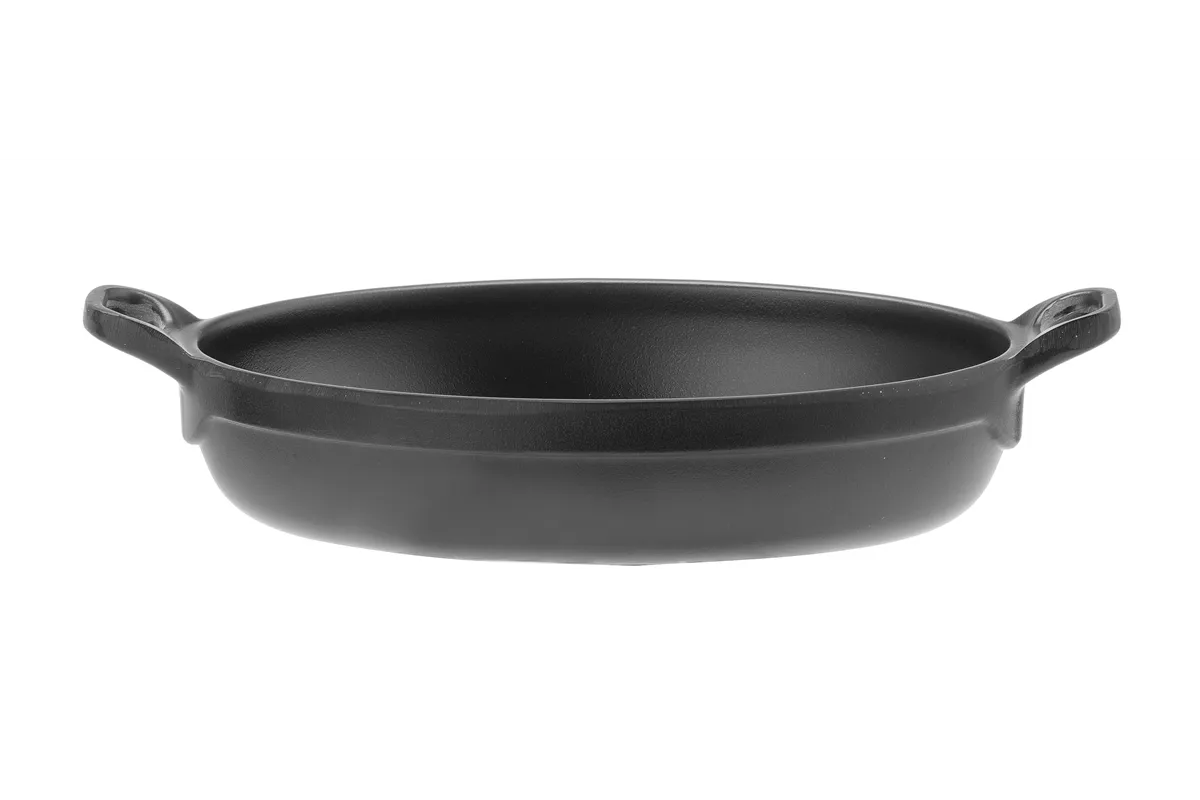 Rondelek czarny mini owalny Little Chef, czarny, 155x80x37mm Fine Dine 564547