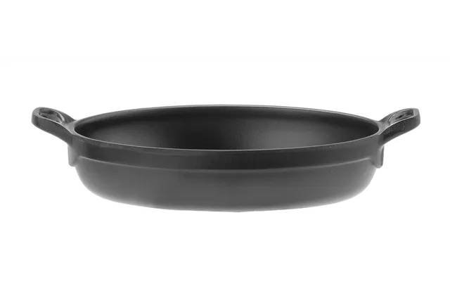 Rondelek czarny mini owalny Little Chef, czarny, 155x80x37mm Fine Dine 564547