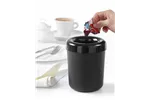 Śmietniczka stołowa/pojemnik na sztućce, czarny, ⌀130x160mm Hendi 421574