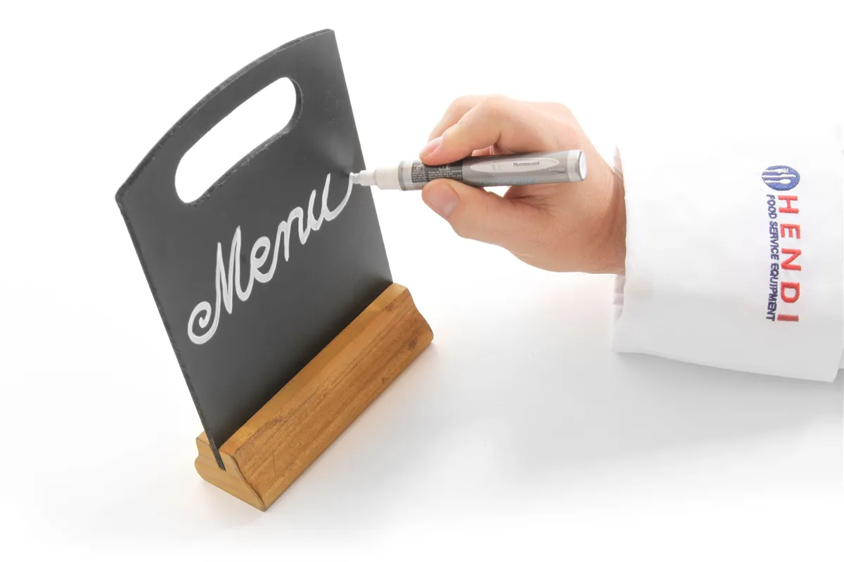 Tabliczka stołowa, 2 szt., 150x50x230mm Hendi 664056