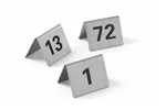 Tabliczka informacyjna z numerem, Numer 61-72, 50x35x40mm Hendi 663899
